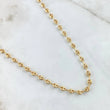 Cadena GC 12.5gr / 60cm / 4.3mm Diamantada Oro Amarillo 18K *