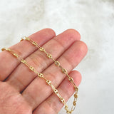 Cadena GC 5.95gr / 50cm / 3.4mm Lisa Oro Amarillo 18K *