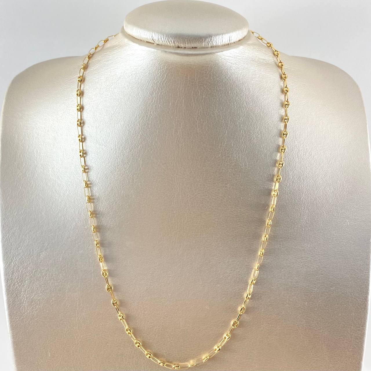 Cadena GC 5.95gr / 50cm / 3.4mm Lisa Oro Amarillo 18K *