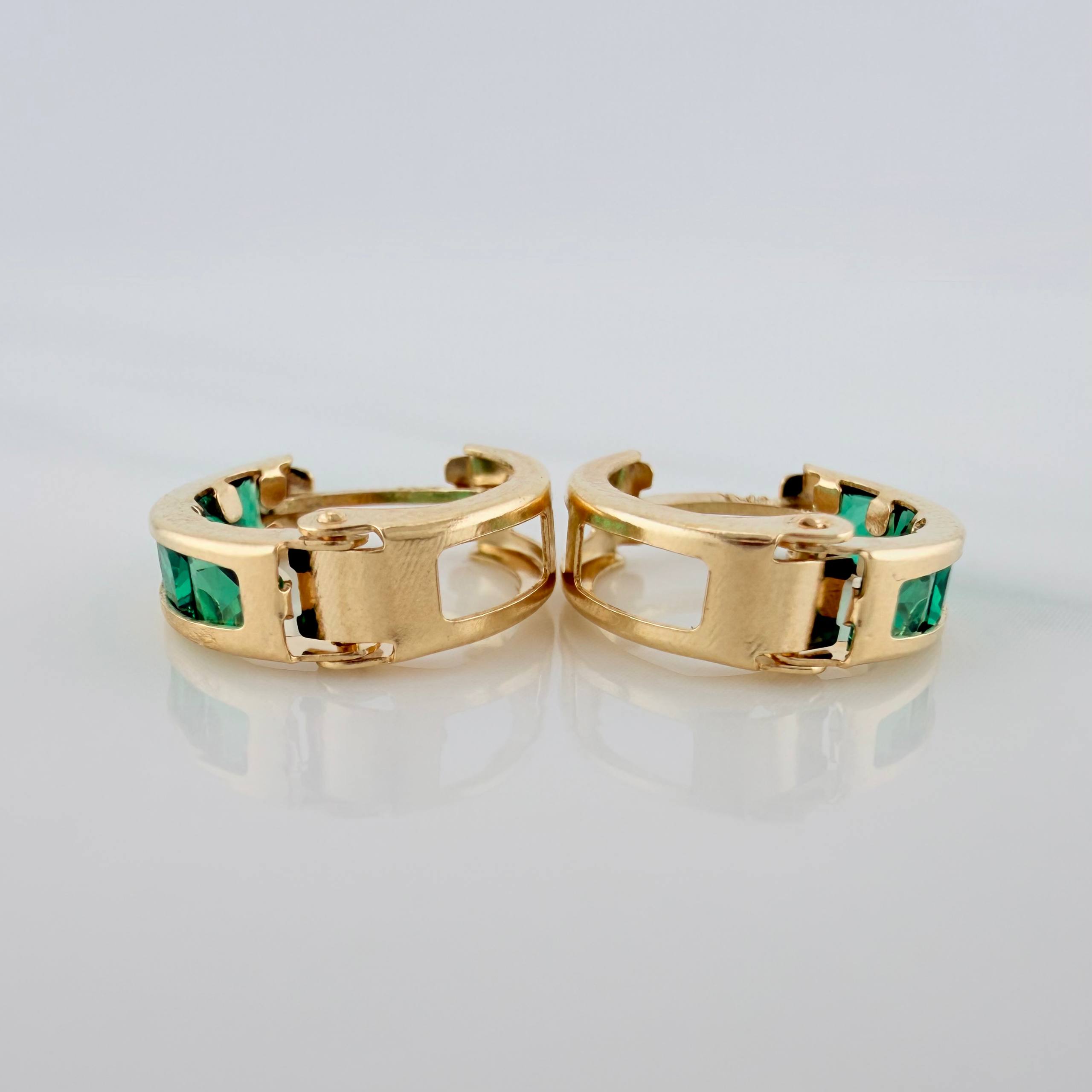 Candongas Carril 1.55 g / 1.3 cm Oro Amarillo 18K