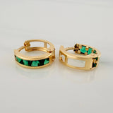 Candongas Carril 1.55 g / 1.3 cm Oro Amarillo 18K