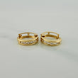 Candongas Carril 1.15 g / 1 cm Oro Amarillo 18K