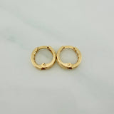 Candongas Carril 1.15 g / 1 cm Oro Amarillo 18K