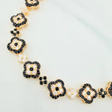 Pulso Trebol Flores 15.75 g / 18.4 cm / 9.94 mm Oro Amarillo 18K