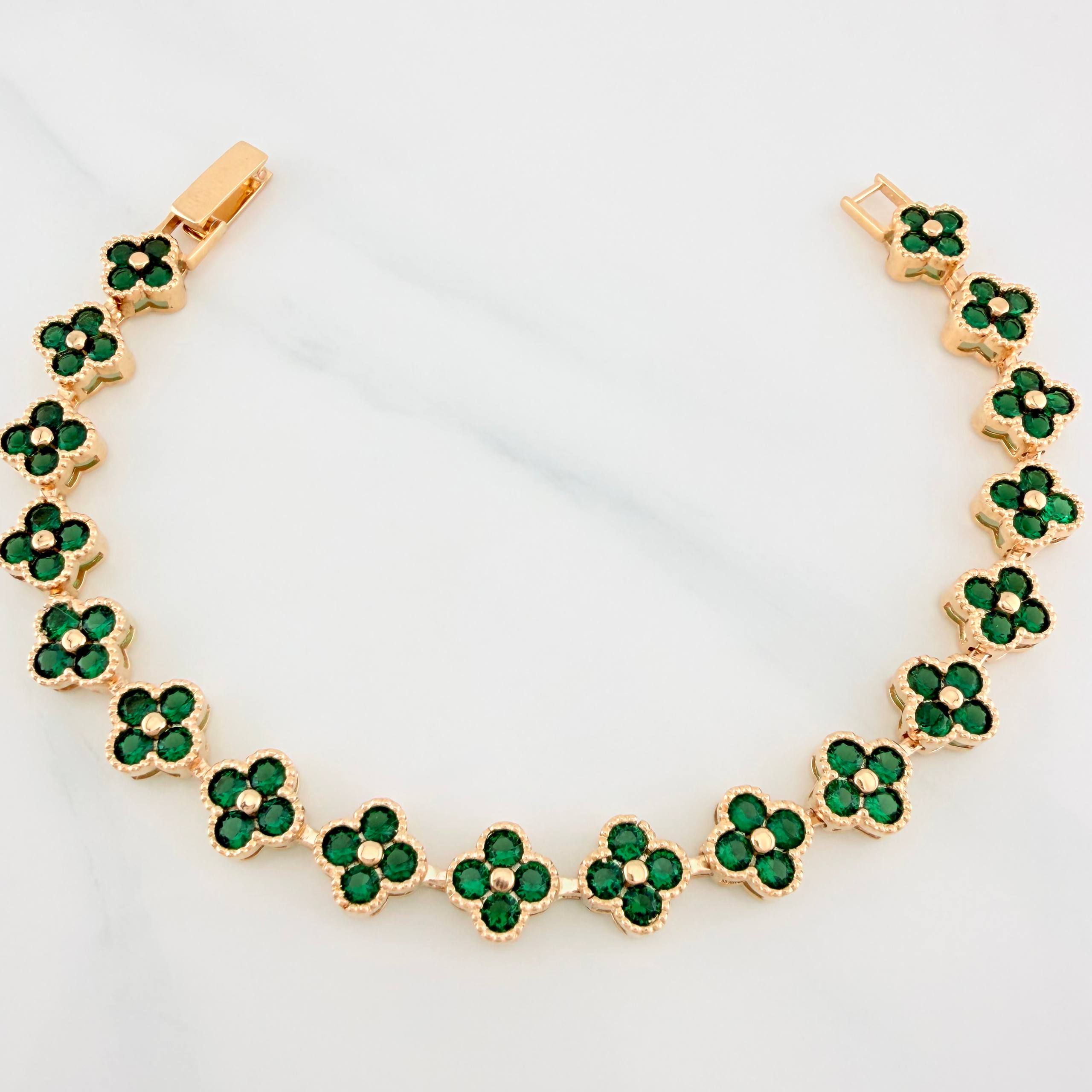 Pulso Flores 13.7 g / 17.5 cm / 7.59 mm Oro Amarillo 18K