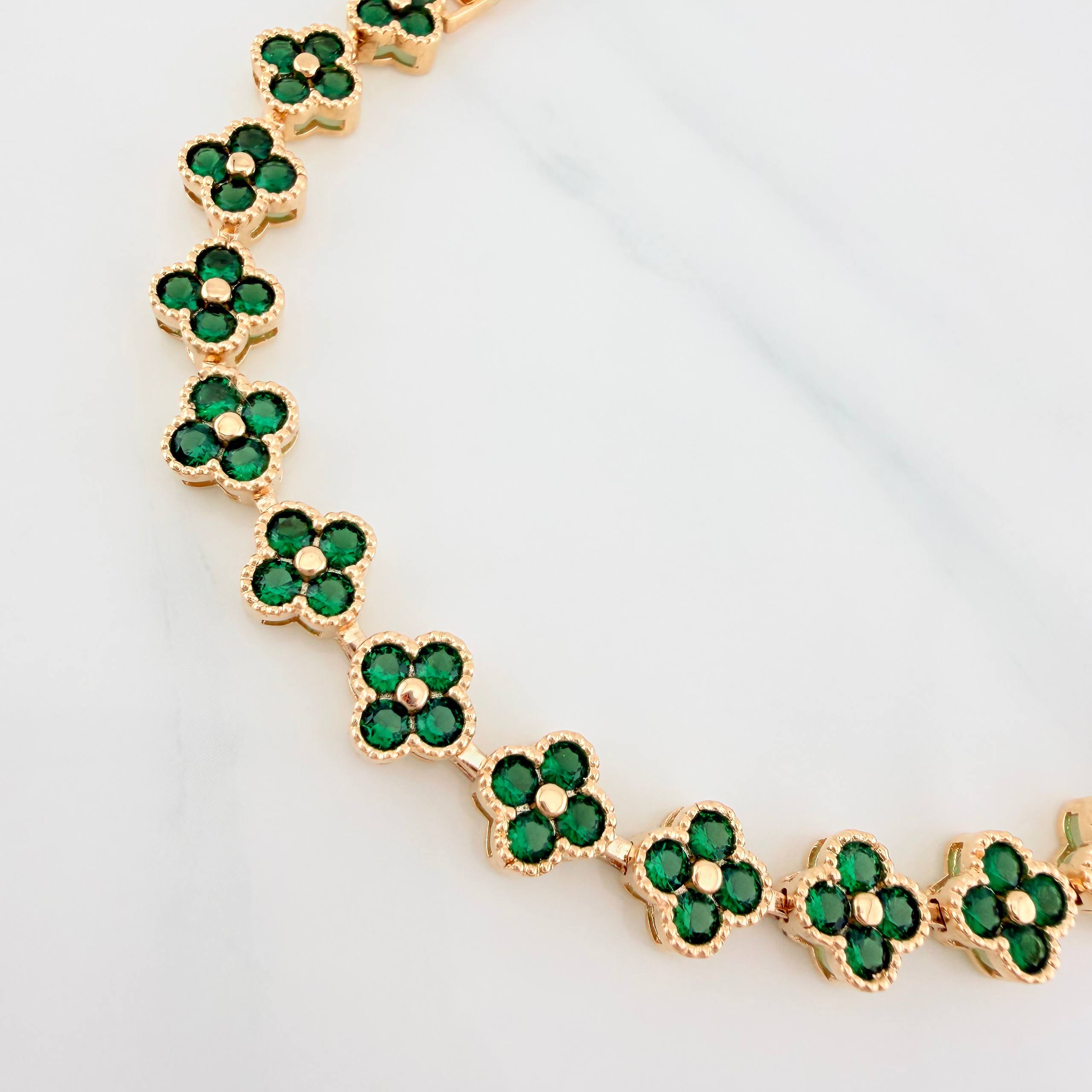 Pulso Flores 13.7 g / 17.5 cm / 7.59 mm Oro Amarillo 18K