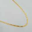 Cadena Escalera Plana 1.15 g / 50 cm / 1 mm Oro Amarillo 18K