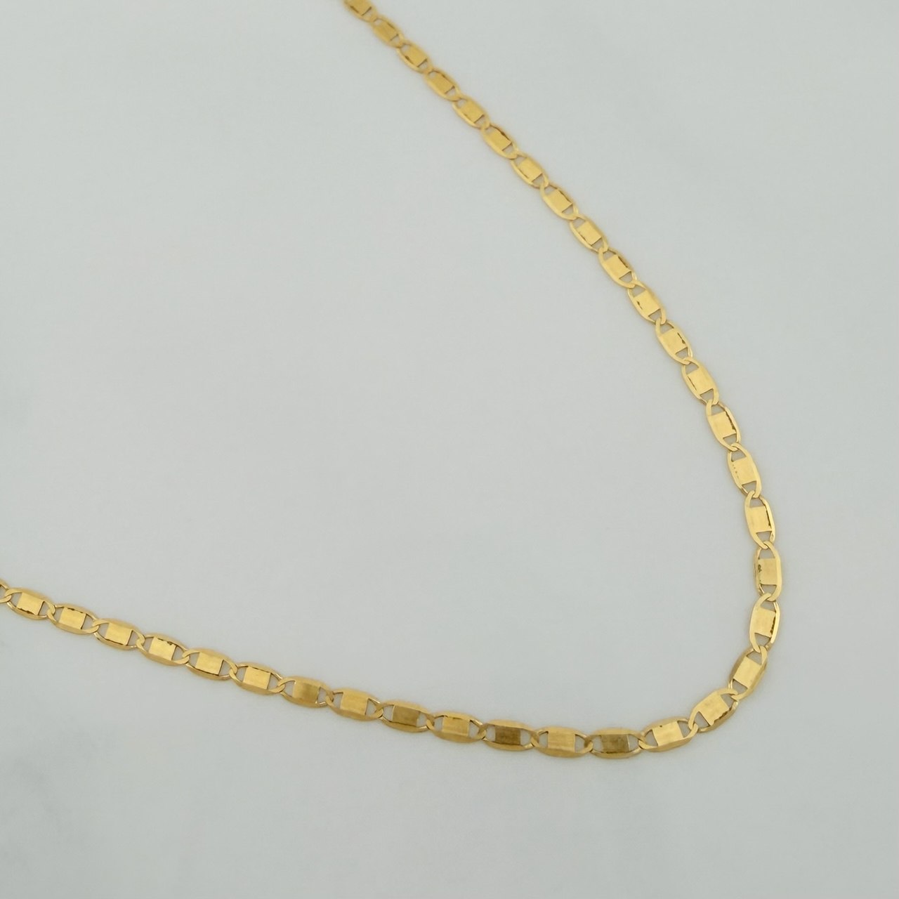 Cadena Escalera 1.75 g / 50 cm / 1.4 mm Oro Amarillo 18K