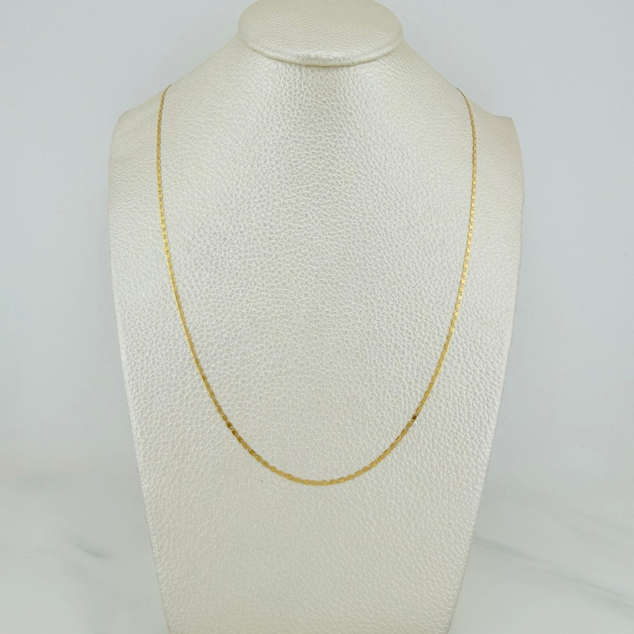 Cadena Escalera 1.75 g / 50 cm / 1.4 mm Oro Amarillo 18K
