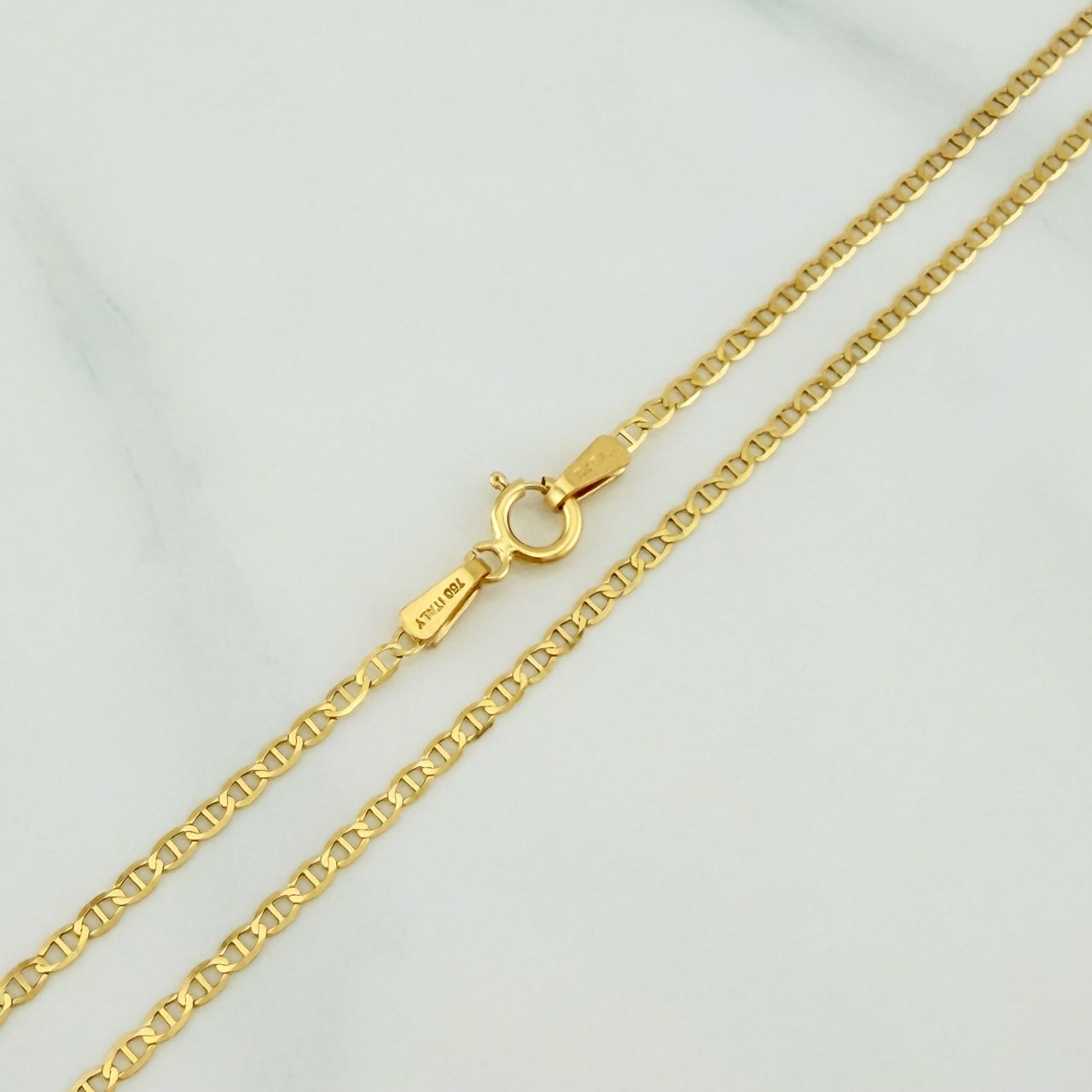 Cadena Escalera 1.3 g / 50.3 cm / 1 mm Oro Amarillo 18K