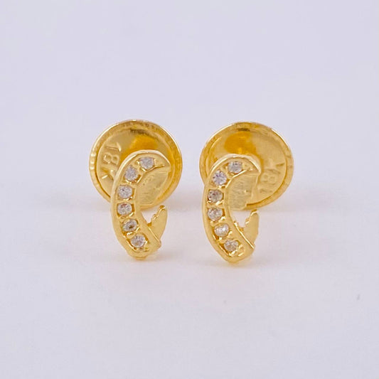 Topos Virgen Maria 0.65 g / 6 mm Oro Amarillo 18K