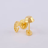 Topos Virgen Maria 0.65 g / in / 6.2 mm Oro Amarillo 18K