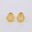 Topos Flor Refractante 0.9 g / 6.9 mm Oro Amarillo 18K