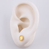 Topos Flor Refractante 0.9 g / 6.9 mm Oro Amarillo 18K