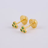 Topos Trio Circular 0.55 g / in / 3.6 mm Oro Amarillo 18K