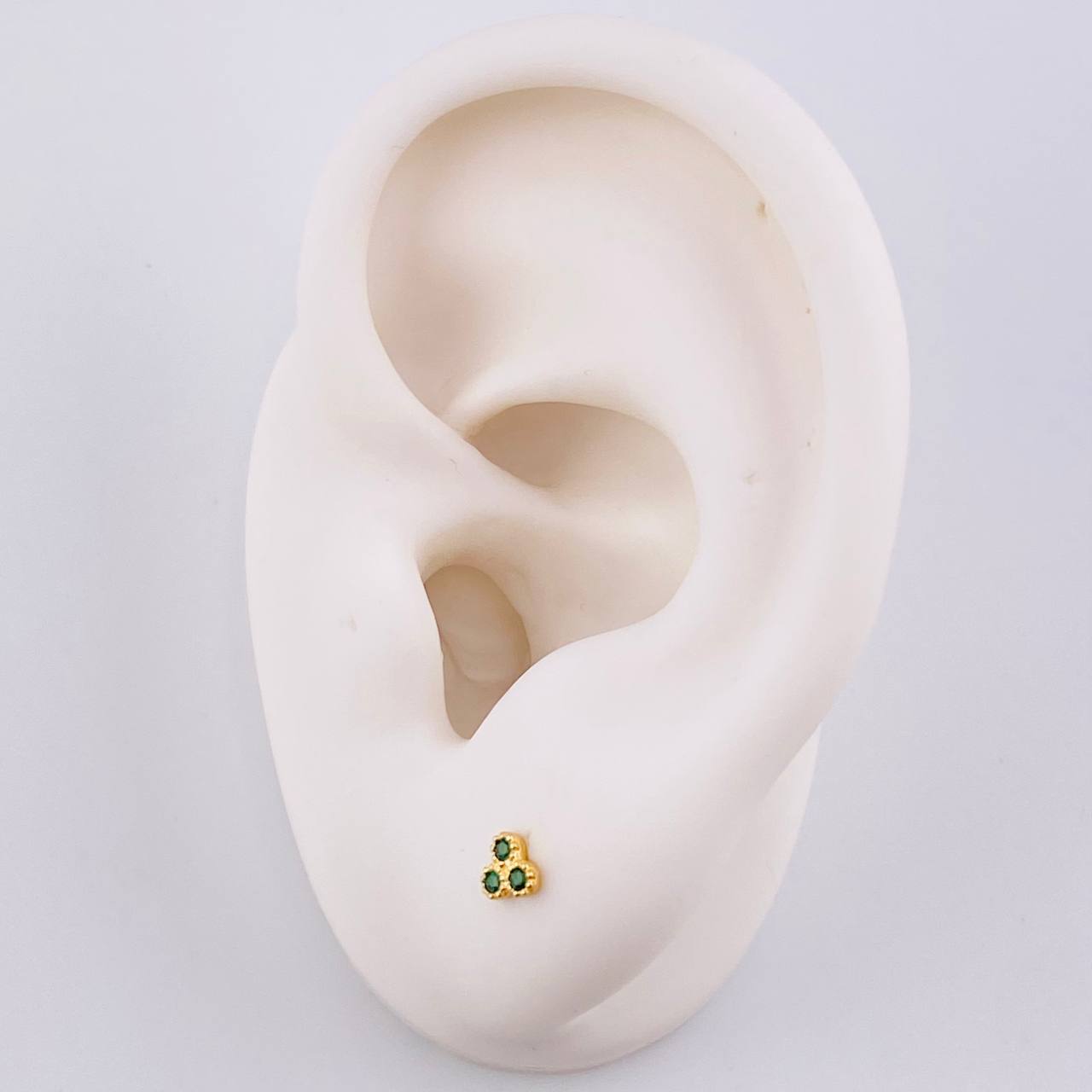 Topos Trio Circular 0.55 g / in / 3.6 mm Oro Amarillo 18K