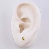 Topos Trio Circular 0.55 g / 3.7 mm Oro Amarillo 18K