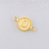 Herraje Circulo Letra D 0.55g / 1.7cm Oro Amarillo 18K