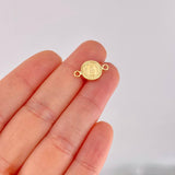 Herraje Circulo Letra D 0.55g / 1.7cm Oro Amarillo 18K