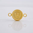 Herraje Circulo Letra W 0.6g / 1.7cm Oro Amarillo 18K