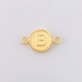 Herraje Circulo Letra B 0.6g / 1.7cm Oro Amarillo 18K