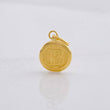 Dije Circulo Letra B 0.4g / 1.6cm Oro Amarillo 18K