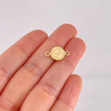 Herraje Circulo Letra S 0.55g / 1.7cm Oro Amarillo 18K