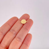 Herraje Circulo Letra C 0.35g / 1.5cm Oro Amarillo 18K
