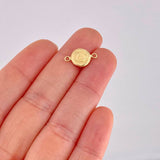 Herraje Circulo Letra O 0.35g / 1.5cm Oro Amarillo 18K