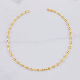 Tobillera GC 2.6g / 25cm / 3.2mm Oro Amarillo 18K