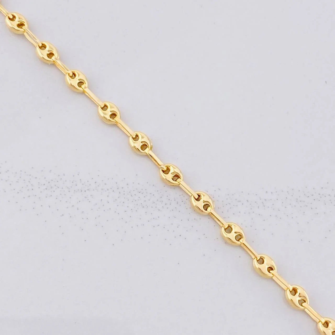 Tobillera GC 3.25g / 25cm / 3.5mm Oro Amarillo 18K