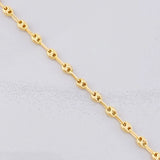 Tobillera GC 3.2g / 25cm / 3.5mm Oro Amarillo 18K