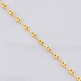 Tobillera GC 2.6g / 25cm / 3.2mm Oro Amarillo 18K