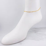 Tobillera GC 2.6g / 25cm / 3.2mm Oro Amarillo 18K