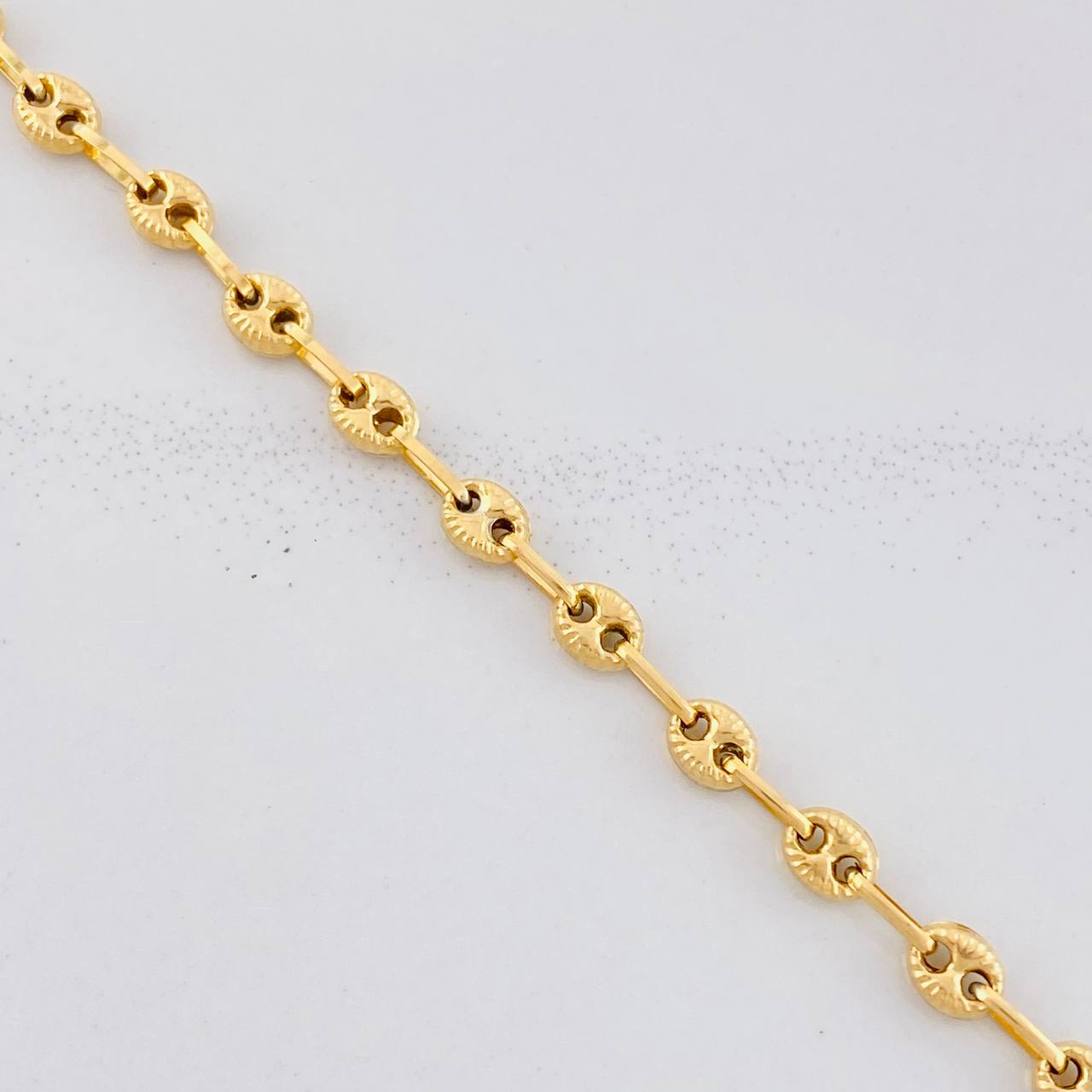 Tobillera GC Diamantado 5.2g / 27.5cm / 4.4mm Oro Amarillo 18K