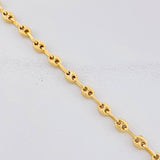 Tobillera GC Diamantado 5.2g / 27.5cm / 4.4mm Oro Amarillo 18K