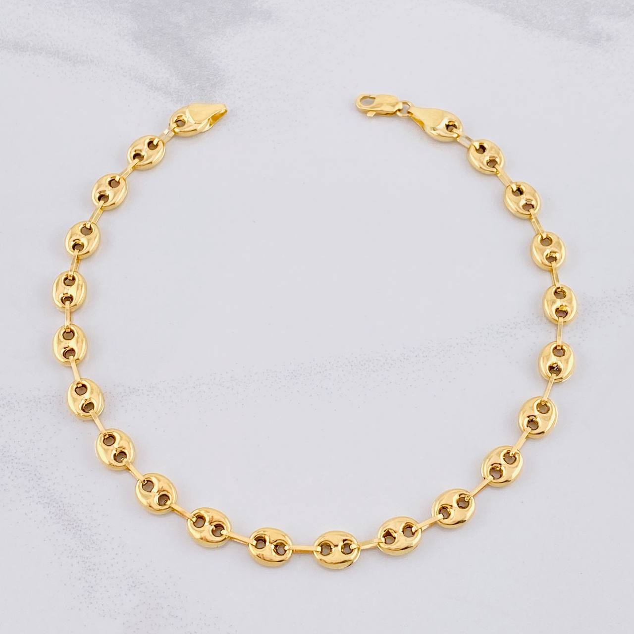 Tobillera GC 7.2g / 25.9cm / 6.5mm Oro Amarillo 18K