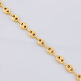 Tobillera GC 6.8g / 26.1cm / 6.5mm Oro Amarillo 18K