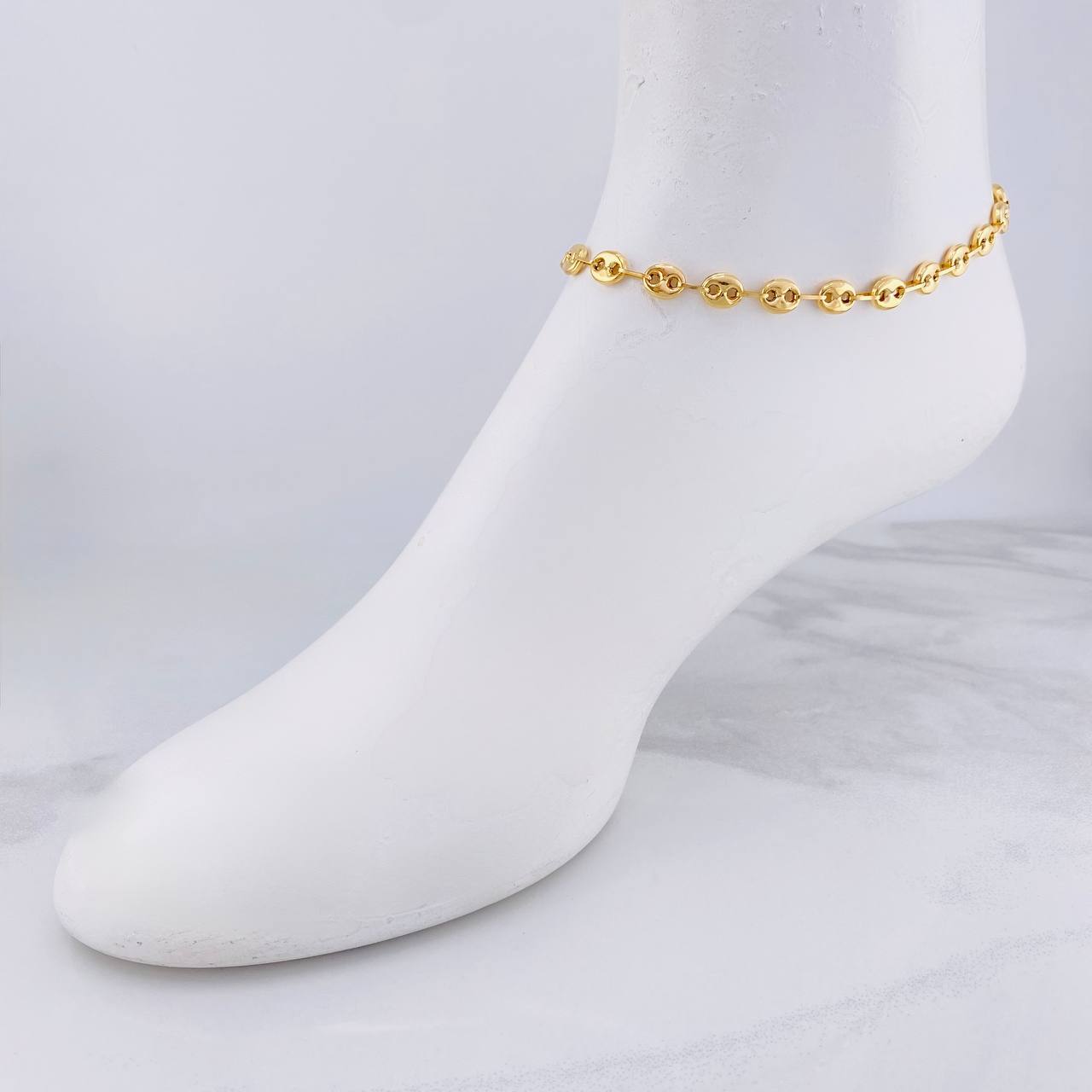 Tobillera GC 7.2g / 25.9cm / 6.5mm Oro Amarillo 18K