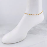 Tobillera GC 3.4g / 25.6cm / 4.2mm Tres Oros 18K