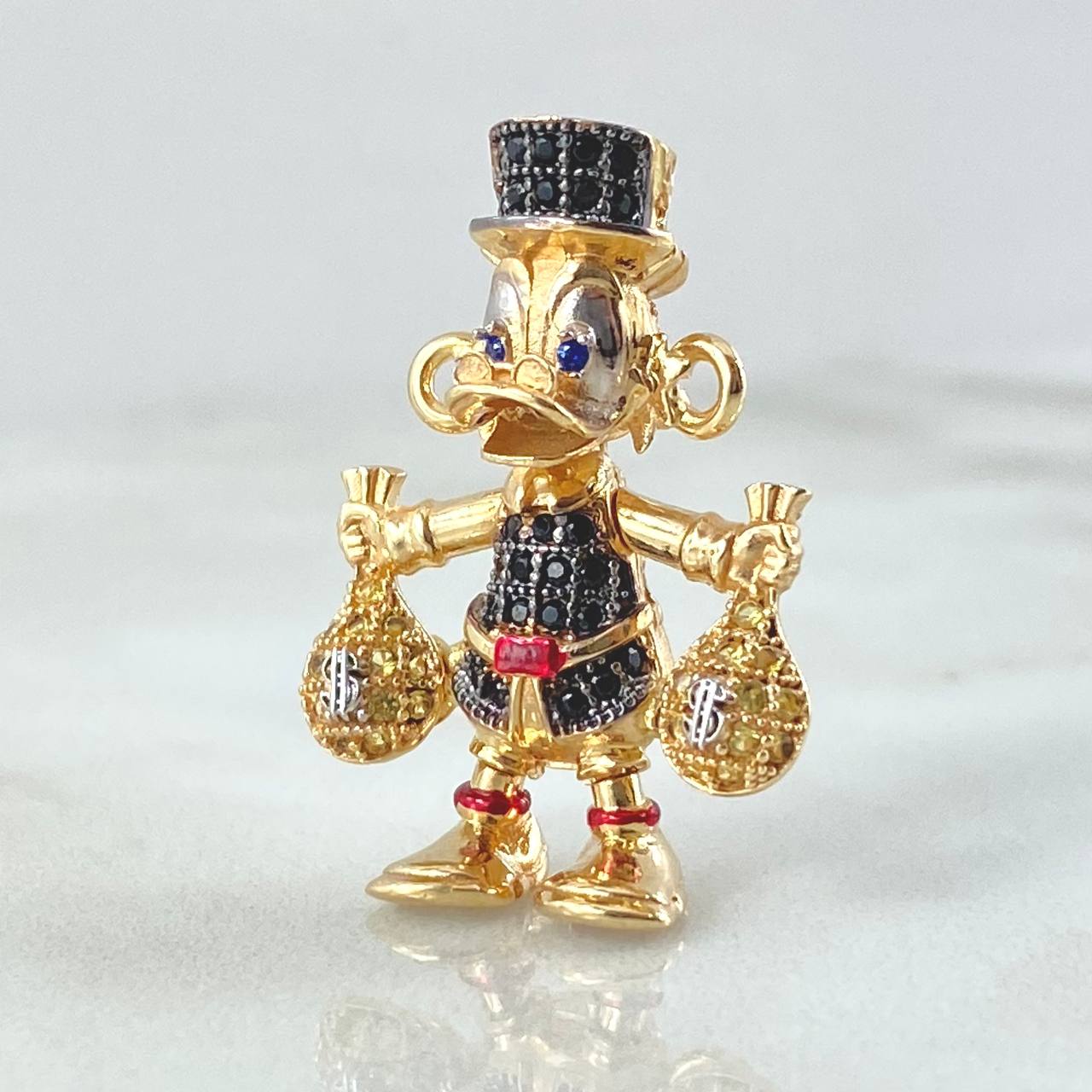 Herraje Pato Bolsas de Dinero 5.65gr / 2.5cm / Oro 18K ©