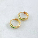 Candongas Carril 0.8gr / 1cm / Oro 18K ©