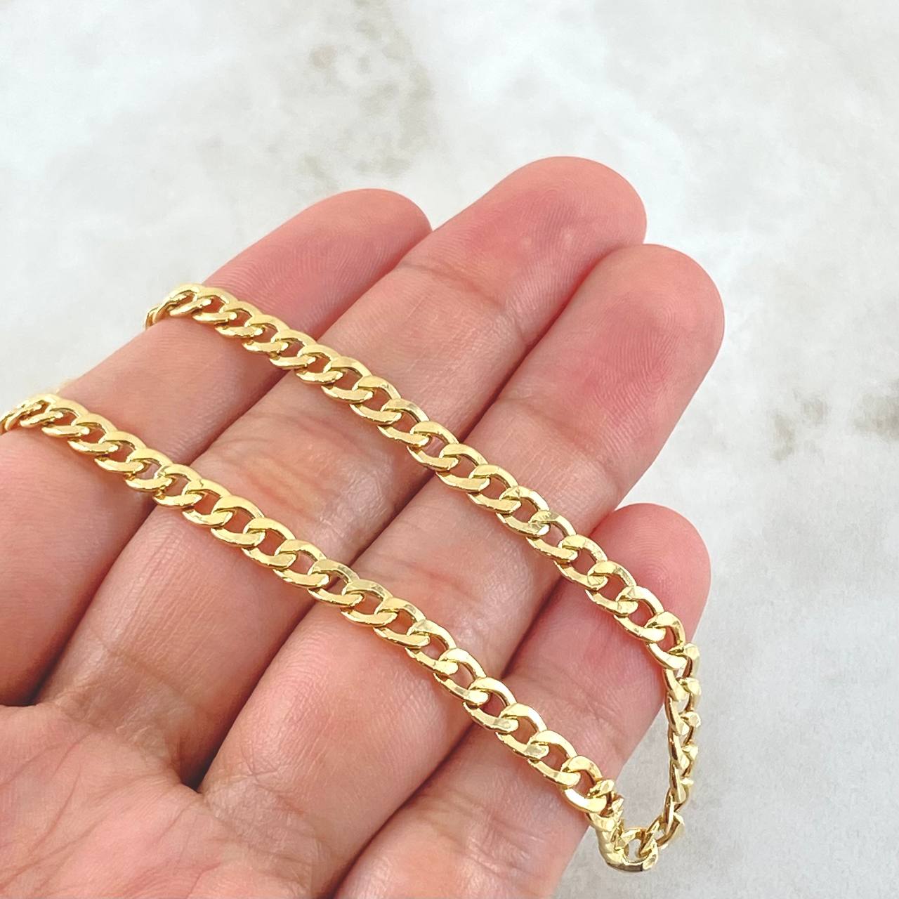 Cadena Cubana 10.45gr / 60cm / +0 Oro 18K ©