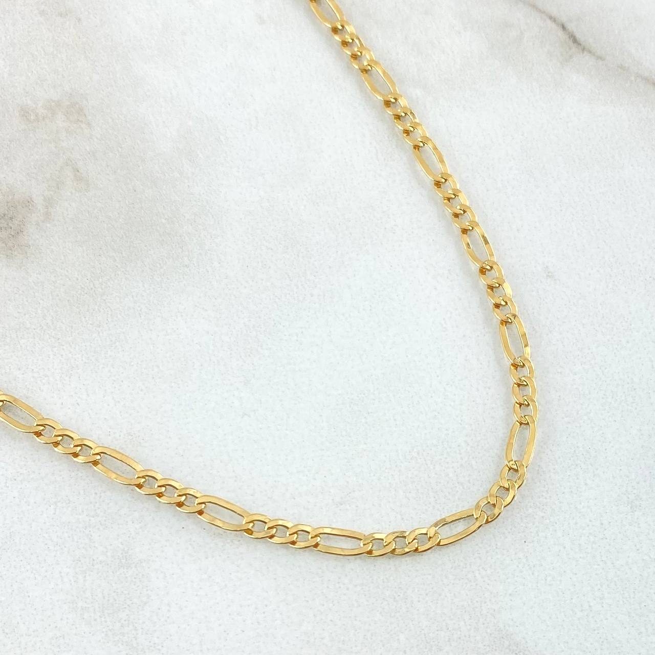 Cadena Figaro 2.9gr / 50cm / +1 Oro 18K ©