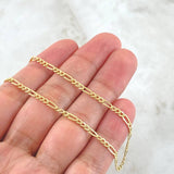 Cadena Figaro 2.9gr / 50cm / +1 Oro 18K ©