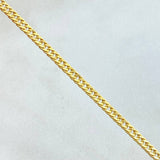 Cadena Cubana Reticulada 4.2gr / 50cm / +3 Oro 18K ©