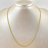 Cadena Cubana Reticulada 4.2gr / 50cm / +3 Oro 18K ©
