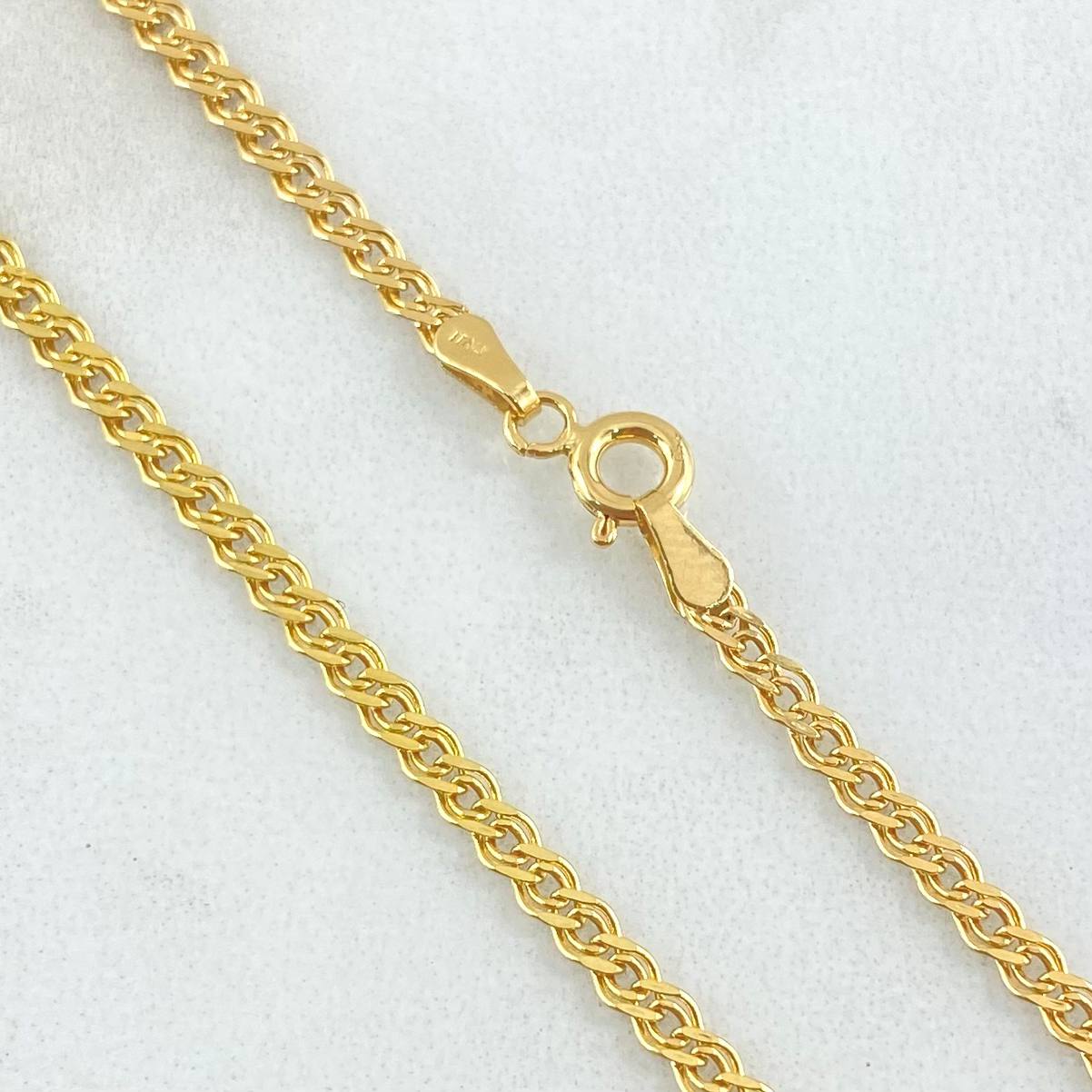 Cadena Garibaldi 2.85gr / 50cm / 2.5mm Oro Amarillo +3 18K ©