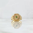 Anillo Sello Trinity 4.25gr / T9 1/4 / Oro Amarillo 18K