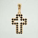 Dije Cruz Silueta 2.3gr / 2.9cm / Oro Amarillo 18K &